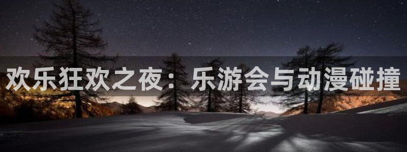 壹号官方app下载安装：欢乐狂欢之夜：乐游会与动漫碰撞